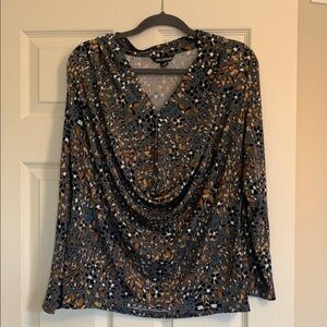 Coldwater Creek Women's Multicolor Drape Top